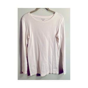Massini White Long Sleeve Shirt Women's Large